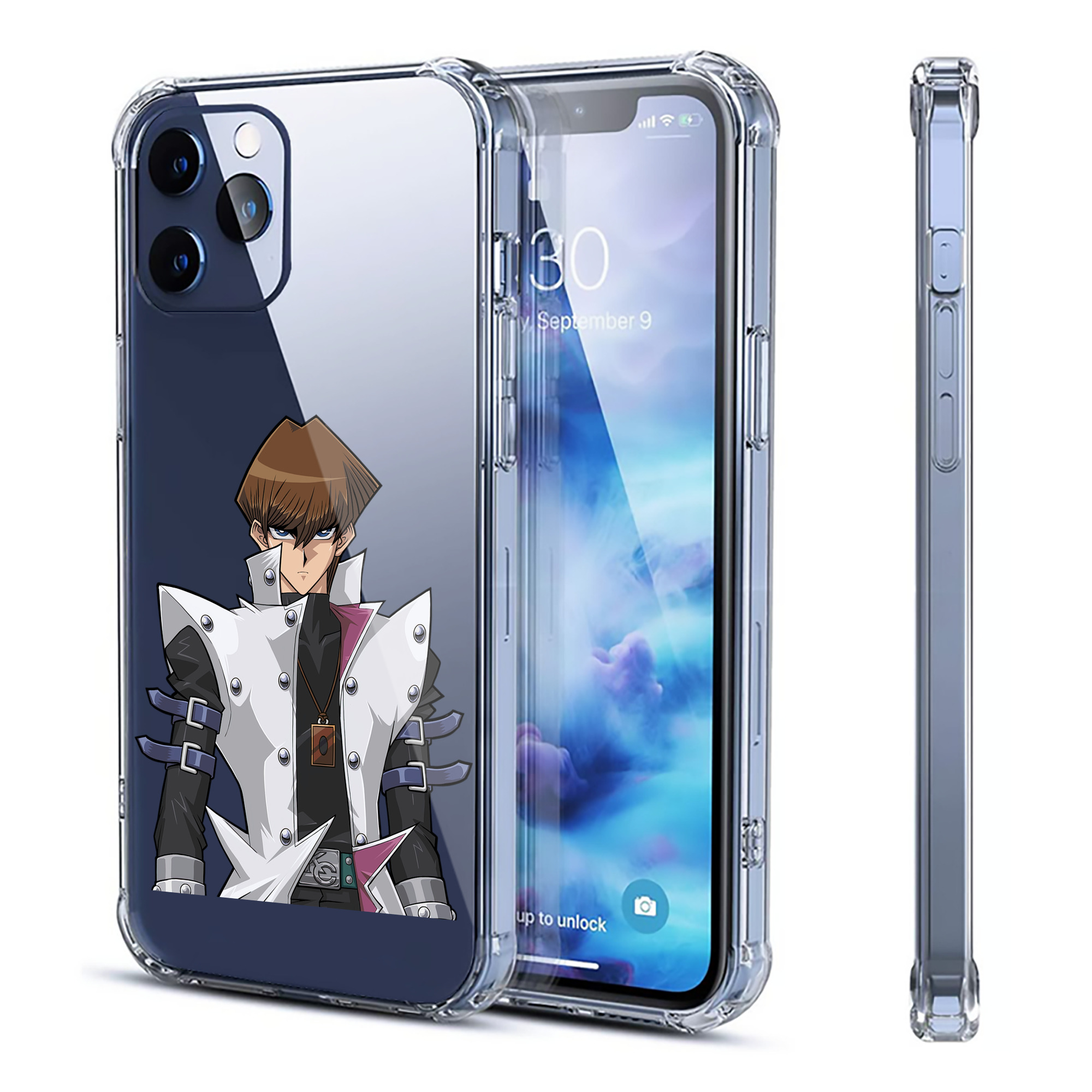 （画像用） 遊☆戯☆王 Yu-Gi-Oh! 【iPhone 12シリーズ対応】透明スマホケース（クリアソフトケース）